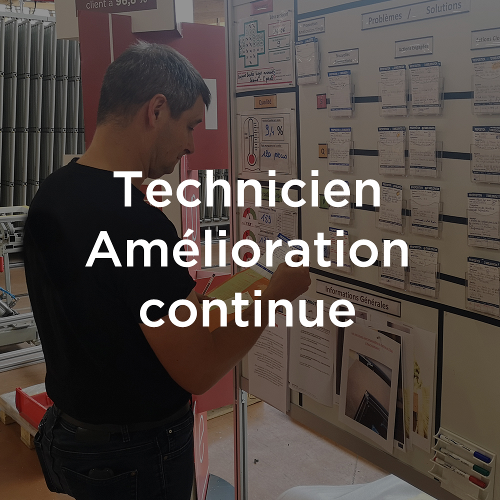 visuel recrutement technicien amélioration continue